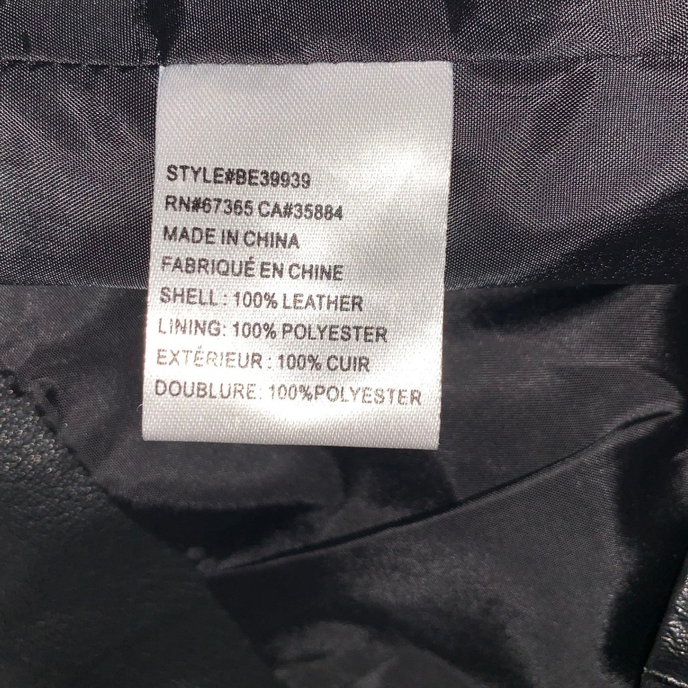 BB Dakota Women's Black 100% Leather Skirt Size 8 - Picture 4 of 9